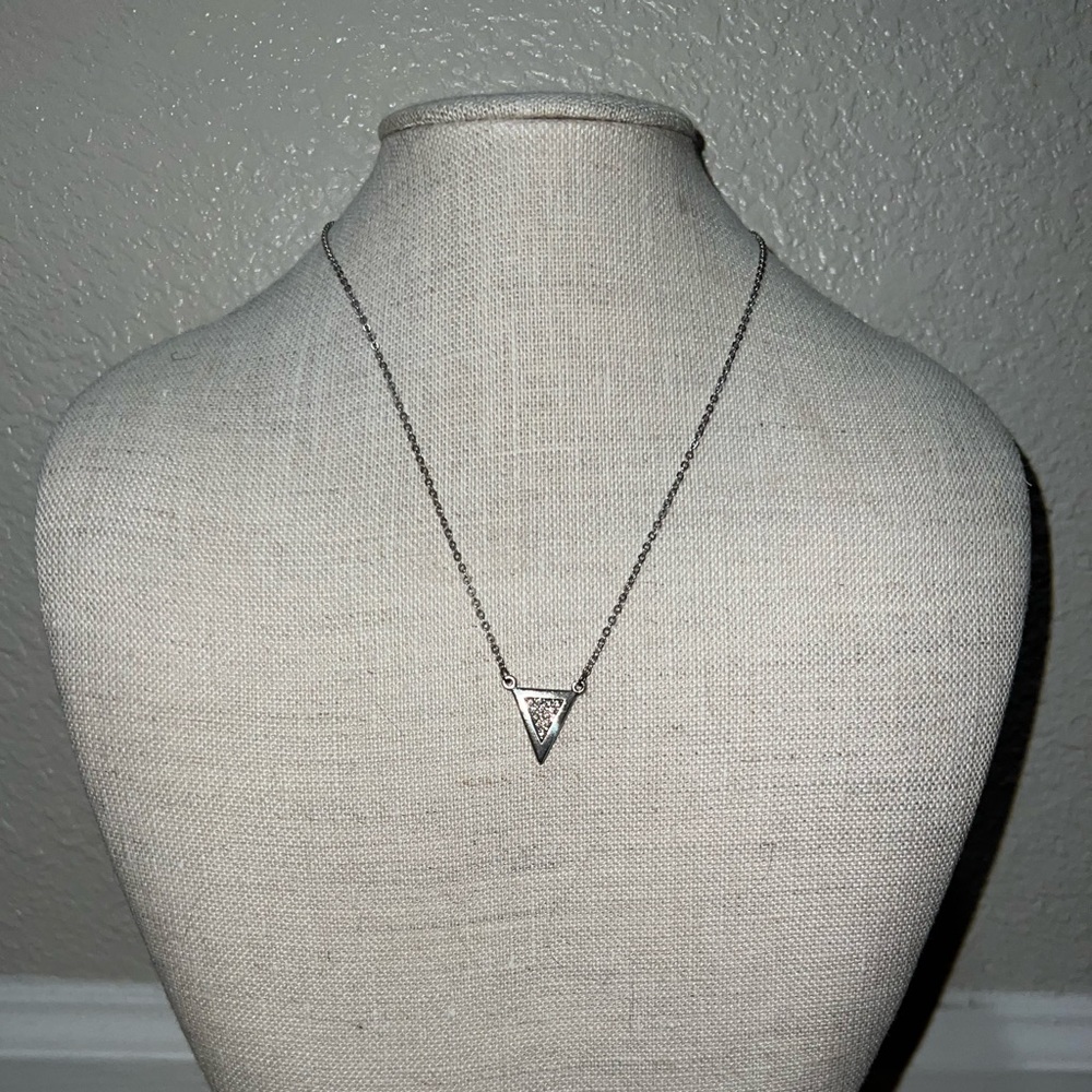 Brighton silver sparkle necklace.